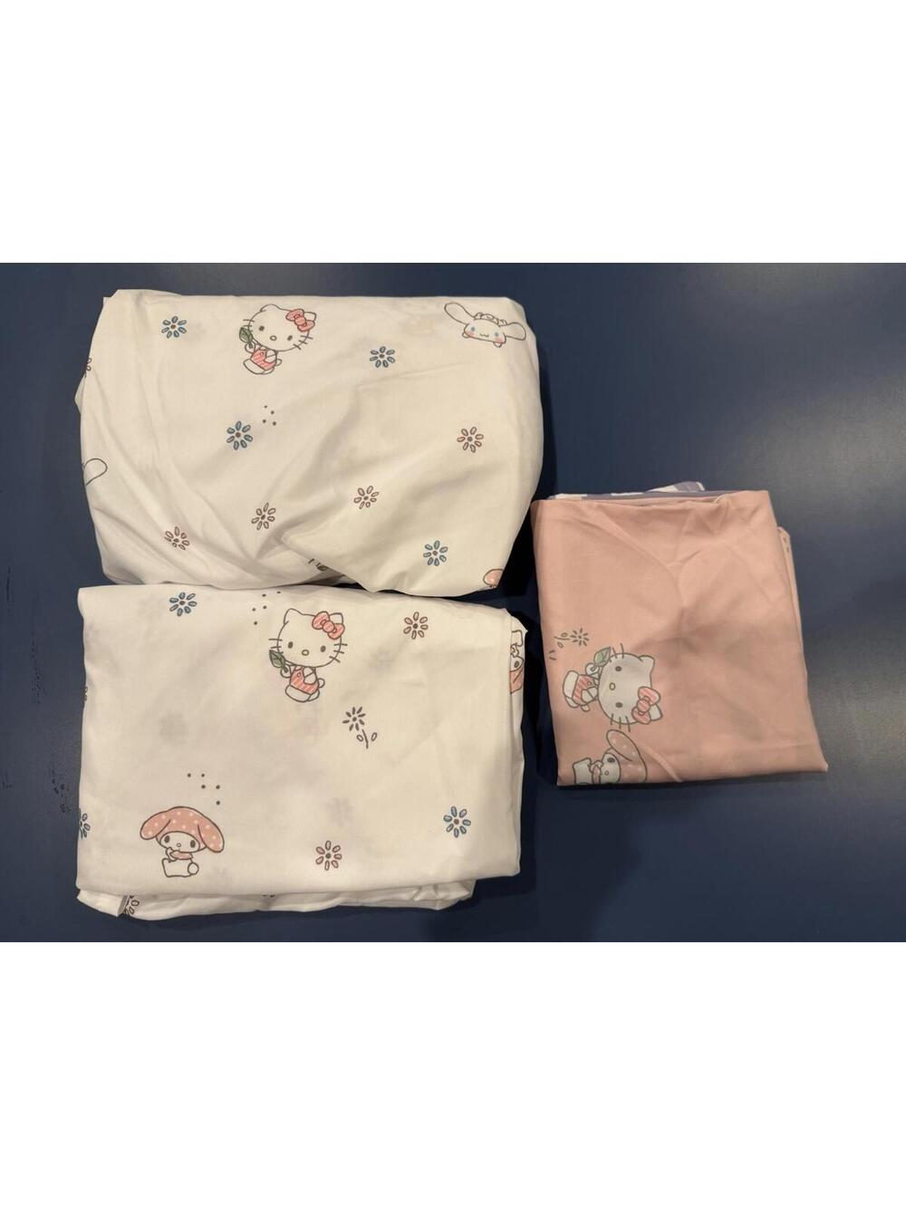 Hello Kitty Sanrio 3pc Sheet Set Twin Excellent Condition